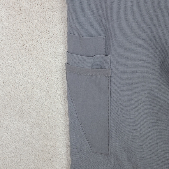 Figs Gray Charlotte 21 Pocket High Waist Slim Jogger Scrub Pants Sz XXS NEW - Picture 7 of 13